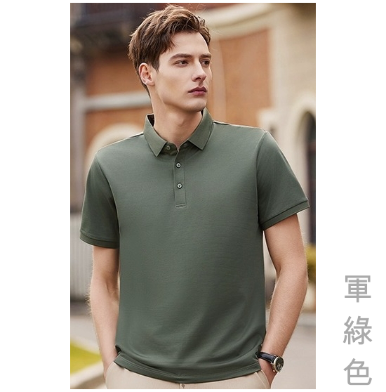 50329 含酸醋纖維/桑蠶絲/亞麻/抗菌/速乾/親膚舒適/POLO衫