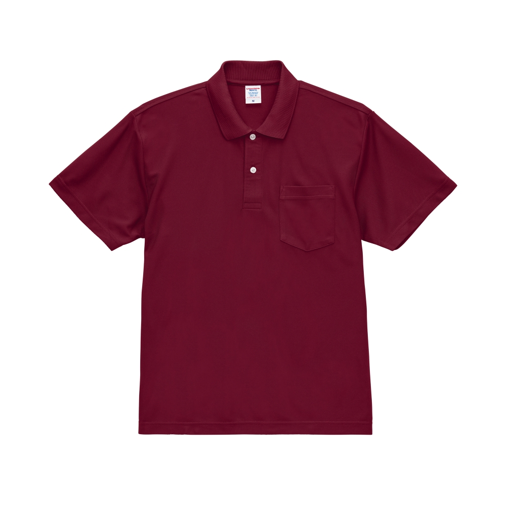3202101 4.7oz. 高機能吸濕排汗網眼Polo衫 (有口袋) 